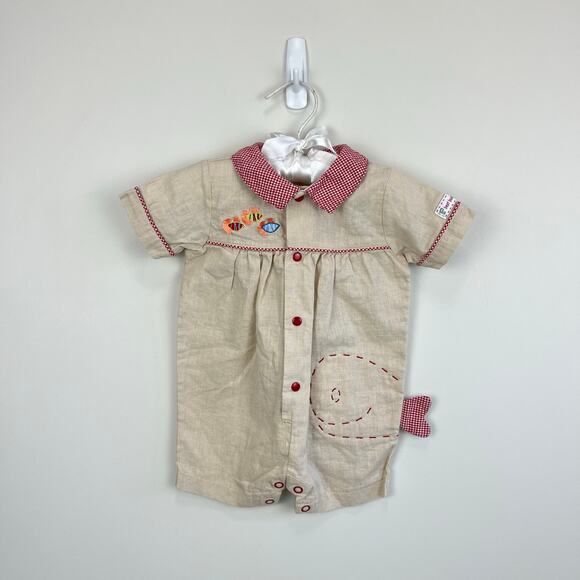 Vintage McBaby Fish Romper 3-6 Months